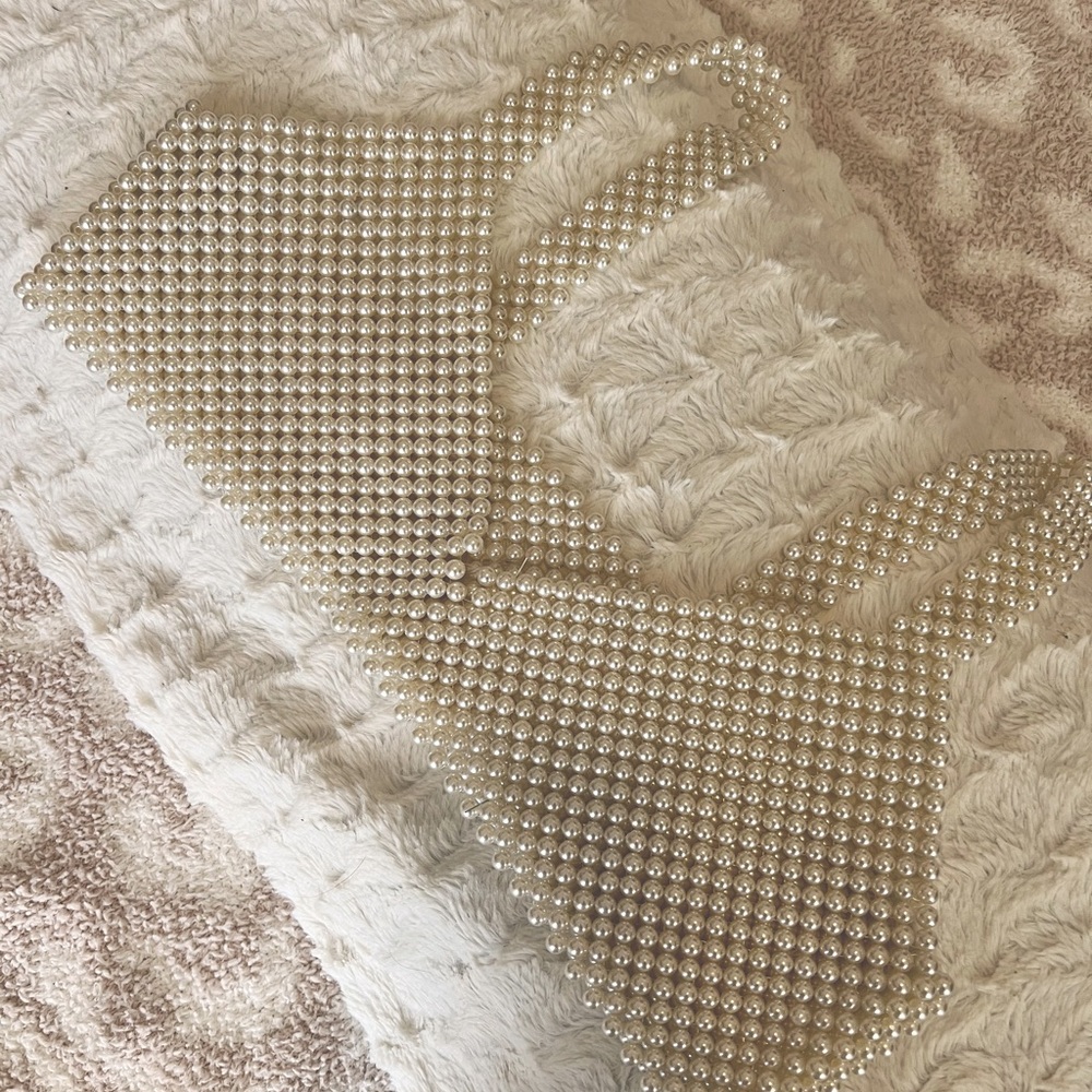 Pearls Beaded Cami Top (Cropped)